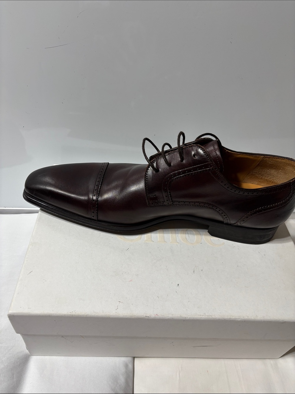 Magnanni Men’s Oxfords Leather Derby Shoes. Made in Portugal. EUC - Picture 4 of 11